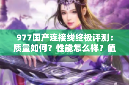 977国产连接线终极评测：质量如何？性能怎么样？值不值得购买？