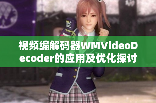 视频编解码器WMVideoDecoder的应用及优化探讨