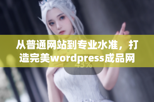 从普通网站到专业水准，打造完美wordpress成品网站