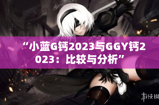 “小蓝G钙2023与GGY钙2023：比较与分析”