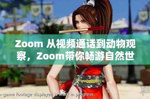 Zoom 从视频通话到动物观察，Zoom带你畅游自然世界