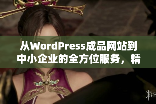 从WordPress成品网站到中小企业的全方位服务，精准满足您的需求