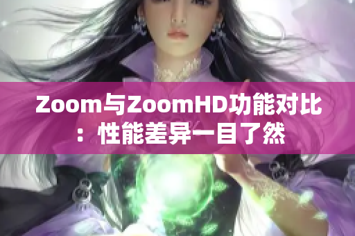 Zoom与ZoomHD功能对比：性能差异一目了然