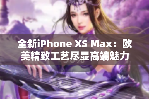 全新iPhone XS Max：欧美精致工艺尽显高端魅力