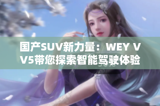 国产SUV新力量：WEY VV5带您探索智能驾驶体验