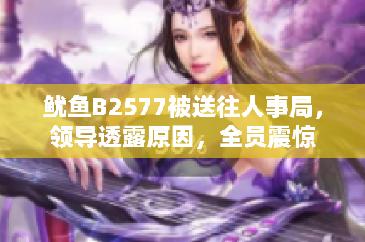 鱿鱼B2577被送往人事局，领导透露原因，全员震惊