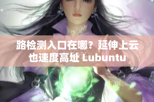 路检测入口在哪？延伸上云也速度高址 Lubuntu