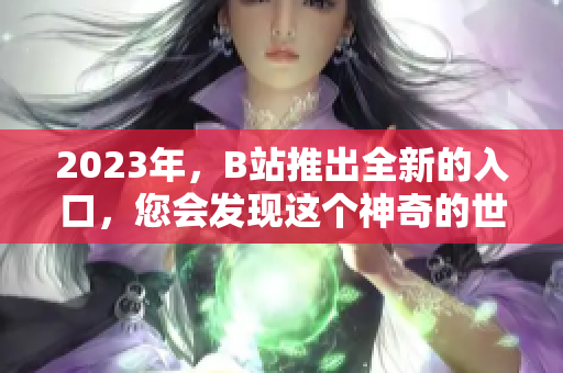 2023年，B站推出全新的入口，您会发现这个神奇的世界，快来一探究竟！