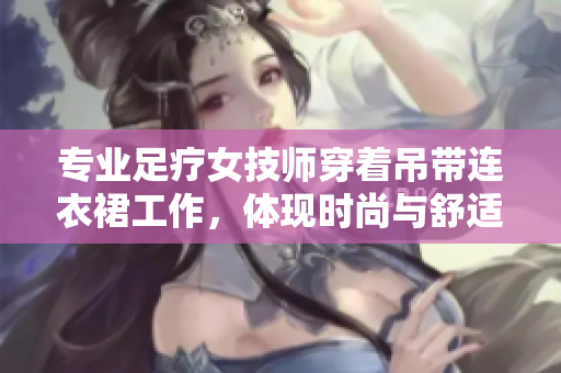 专业足疗女技师穿着吊带连衣裙工作，体现时尚与舒适的完美搭配