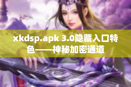 xkdsp.apk 3.0隐藏入口特色——神秘加密通道