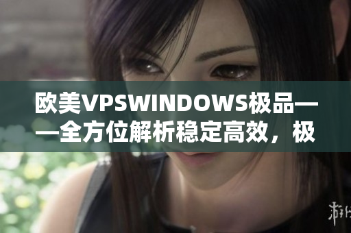 欧美VPSWINDOWS极品——全方位解析稳定高效，极速体验在线办公生活