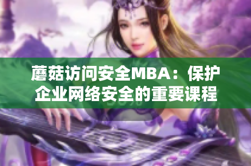 蘑菇访问安全MBA：保护企业网络安全的重要课程