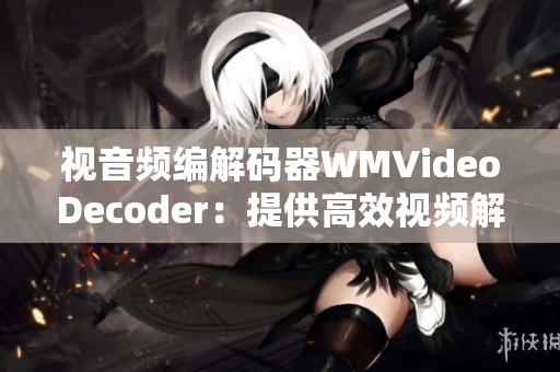 视音频编解码器WMVideoDecoder：提供高效视频解码和播放