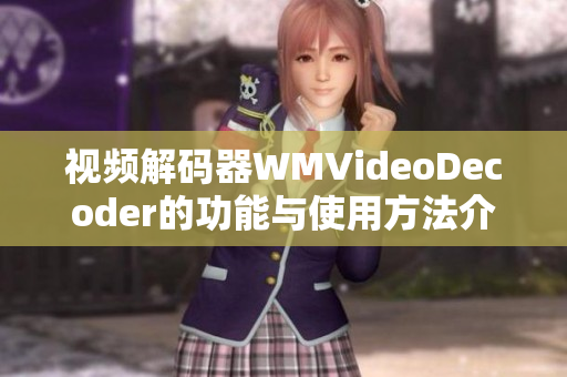 视频解码器WMVideoDecoder的功能与使用方法介绍