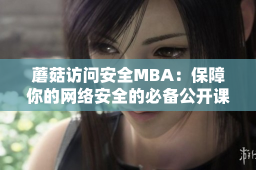 蘑菇访问安全MBA：保障你的网络安全的必备公开课