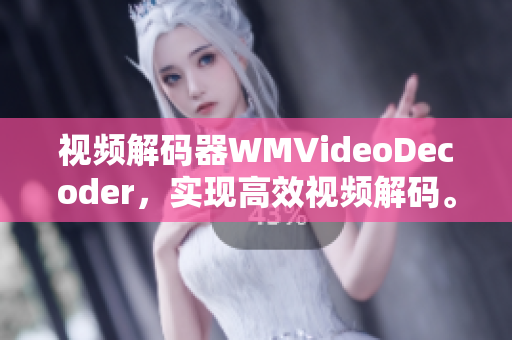 视频解码器WMVideoDecoder，实现高效视频解码。