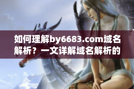 如何理解by6683.com域名解析？一文详解域名解析的原理和操作步骤