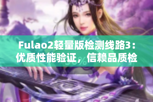 Fulao2轻量版检测线路3：优质性能验证，信赖品质检测