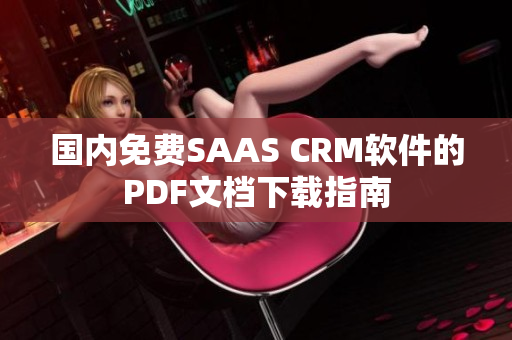 国内免费SAAS CRM软件的PDF文档下载指南