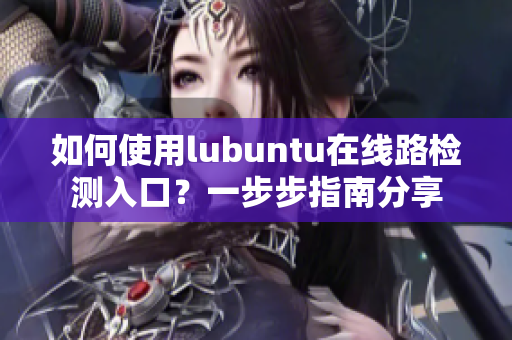 如何使用lubuntu在线路检测入口？一步步指南分享