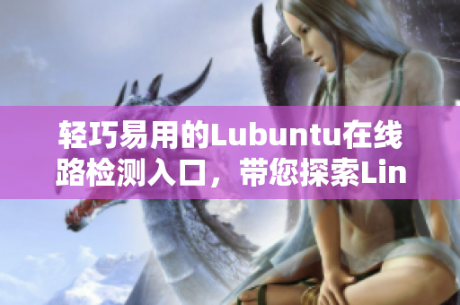 轻巧易用的Lubuntu在线路检测入口，带您探索Linux世界