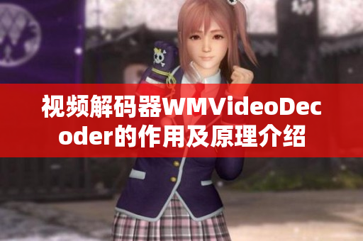 视频解码器WMVideoDecoder的作用及原理介绍