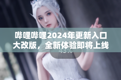 哔哩哔哩2024年更新入口大改版，全新体验即将上线