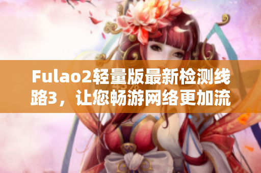 Fulao2轻量版最新检测线路3，让您畅游网络更加流畅，保障网络安全