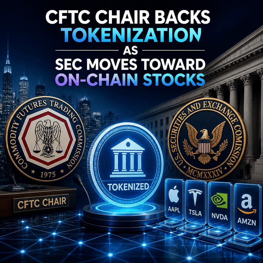 CFTC主席支持代币化，而SEC正迈向链上股票