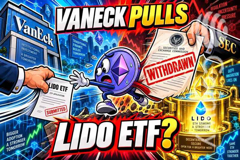 VanEck 要求 SEC 撤回 Lido 质押以太坊 ETF