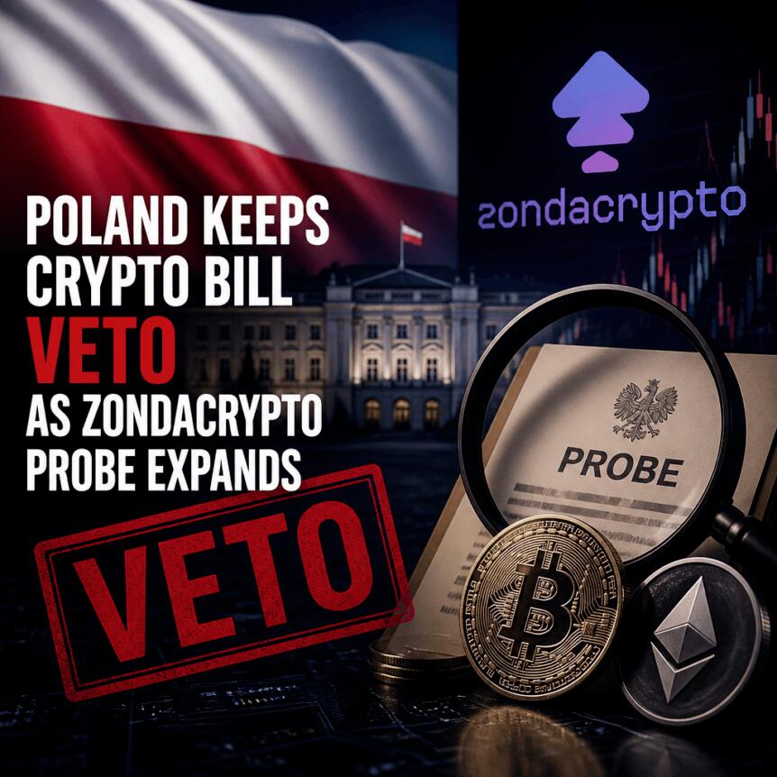 波兰维持加密法案否决，Zondacrypto调查扩大