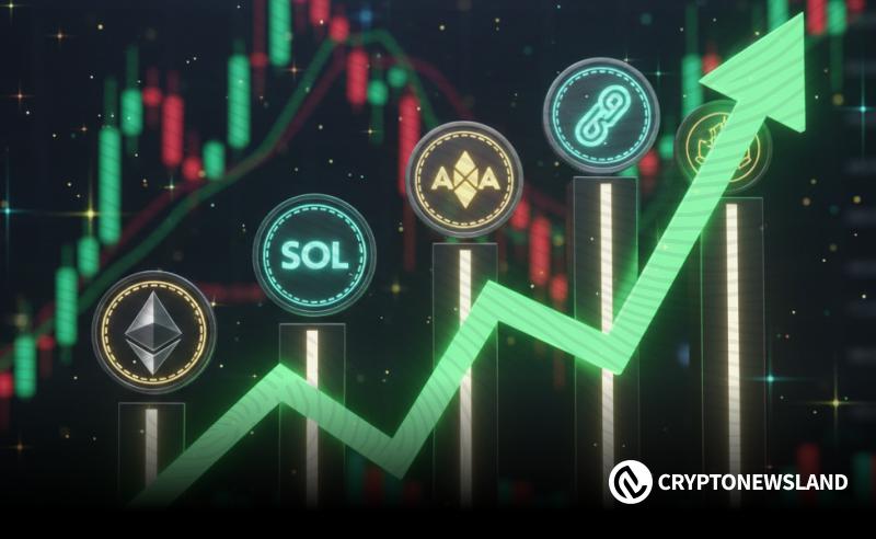 即将上涨的三大山寨币：SUI、ADA、XLM