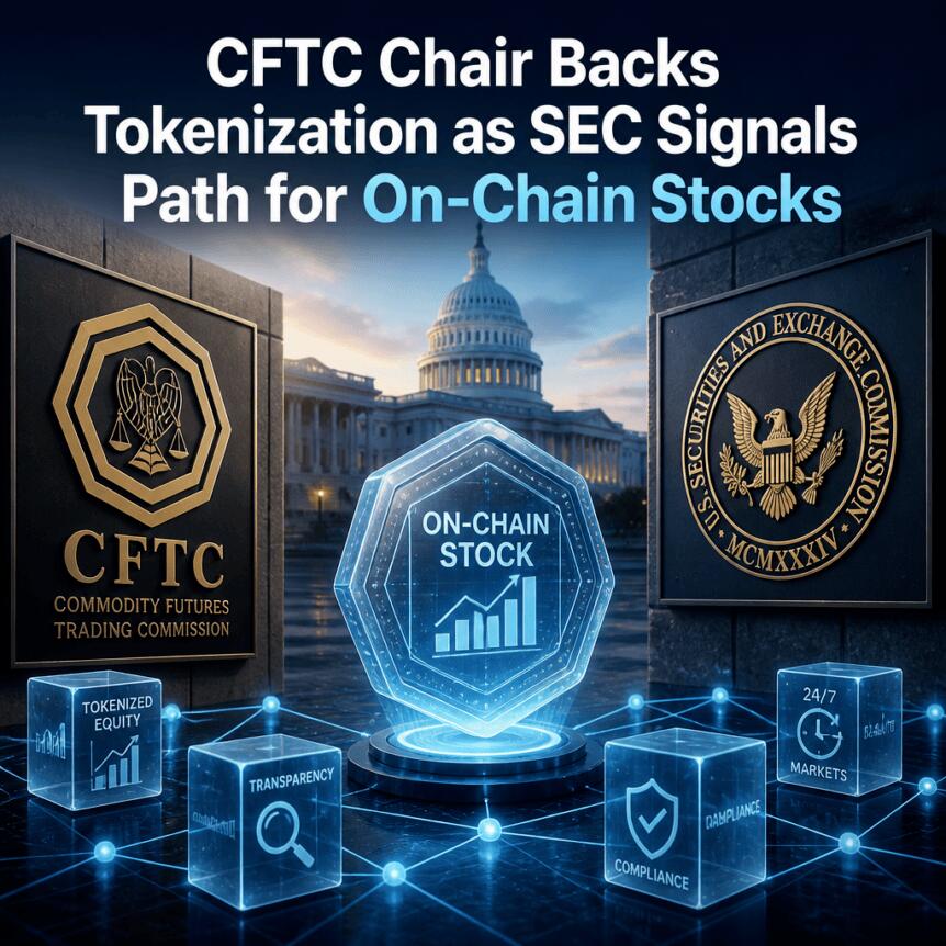 CFTC主席支持代币化，SEC为链上股票指明路径