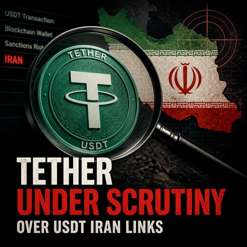 Tether因与伊朗的USDT关联受到审查