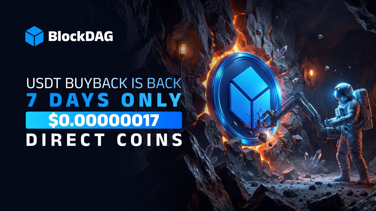 下一个加密大热点：BlockDAG的0.03美元回购窗口、Cardano的AI SDK热潮及NEAR的80%突破