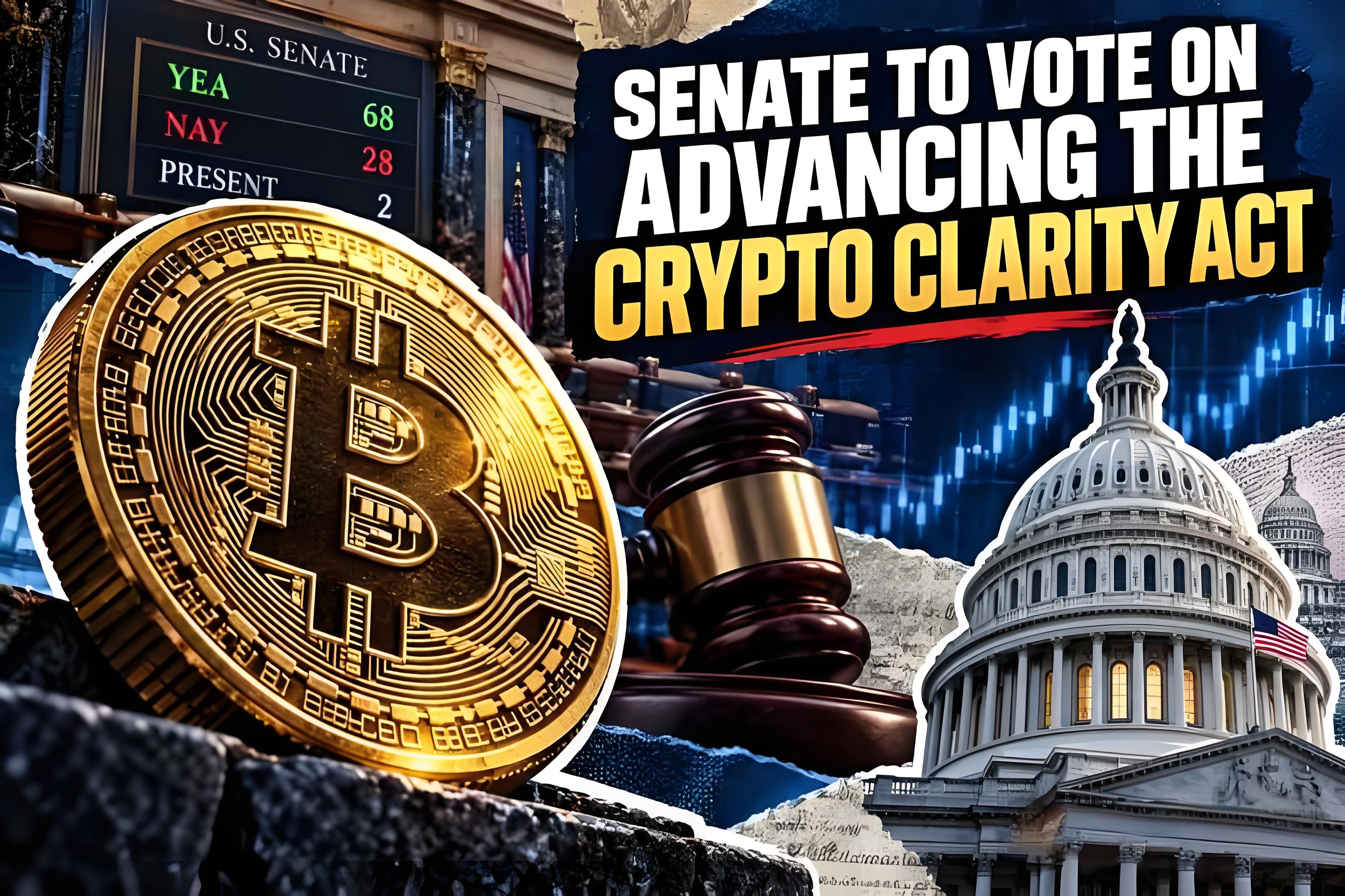 参议院将对推进《加密货币CLARITY法案》进行投票