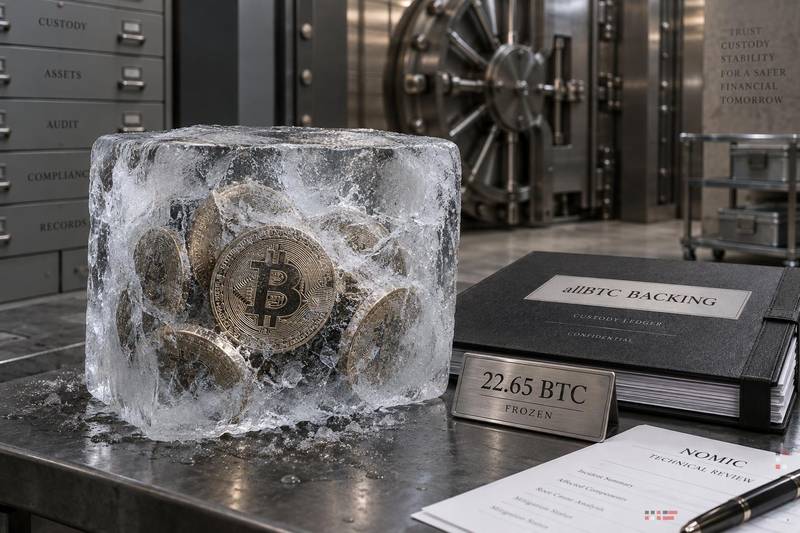 Nomic漏洞与allBTC支持：Osmosis冻结22.65 BTC