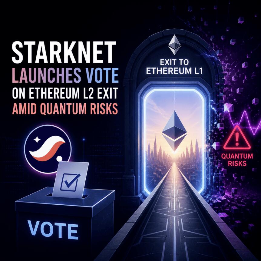 Starknet就以太坊L2退出计划发起投票，应对量子风险