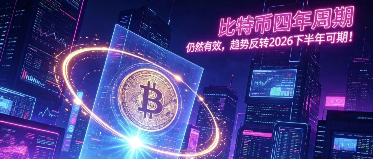 【比特币四年周期】仍然有效，趋势反转2026下半年可期！