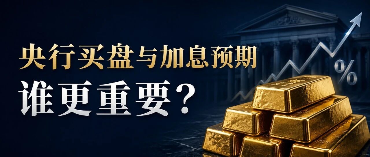 央行持续买金，为何金价仍跌？买盘与加息预期谁更重要？