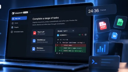 DeepSeek Harness装上桌面：插件免敲命令、任务可定时，六成用户已在用第三方插件
